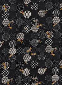 Wachstuch Libellen Kreise schwarz Wachstuch Libellen Kreise schwarz