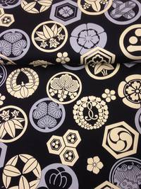 Wachstuch Kamon dunkelblau Wachstuch Kamon dunkelblau