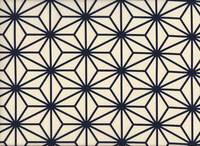 Wachstuch Asanoha weiß Wachstuch Asanoha weiß