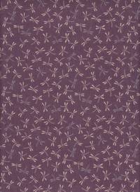 Wachstuch Libellen klein flieder Wachstuch Libellen klein flieder