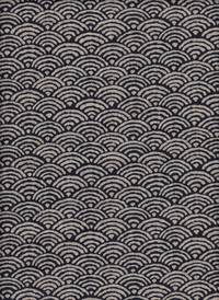 Wachstuch Seigaiha groß indigoblau Wachstuch Seigaiha groß indigoblau