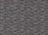 Wachstuch Seigaiha groß indigoblau Wachstuch Seigaiha groß indigoblau