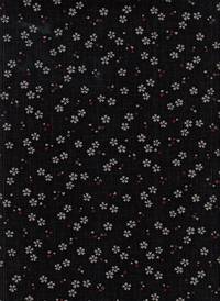 Wachstuch Kirschblüte klein schwarz Wachstuch Kirschblüte klein schwarz