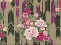 Wachstuch Hana yagasuri grün Wachstuch Hana yagasuri grün