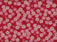 Wachstuch Ume Asanoha rot Wachstuch Ume Asanoha rot