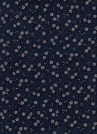 Wachstuch Kirschblüte klein blau Wachstuch Kirschblüte klein blau