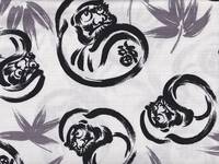 Wachstuch Daruma groß weiß Wachstuch Daruma groß weiß