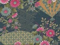 Wachstuch Hana sensu grün Wachstuch Hana sensu grün