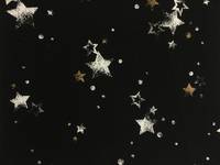 Wachstuch Sterne schwarz Wachstuch Sterne schwarz