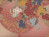 Wachstuch Sakura rosa gold Wachstuch Sakura rosa gold