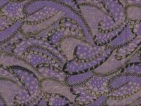 Wachstuch Sakura Wellen lila gold Wachstuch Sakura Wellen lila gold