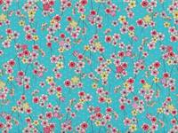 Wachstuch Sakura asanoha türkis Wachstuch Sakura asanoha türkis