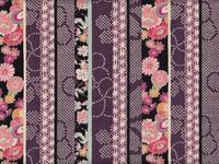 Wachstuch Blumen shibori lila Wachstuch Blumen shibori lila