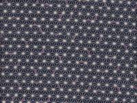 Wachstuch Asanoha dunkelblau Wachstuch Asanoha dunkelblau