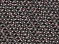 Wachstuch Asanoha schwarz Wachstuch Asanoha schwarz