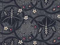 Wachstuch Kirimon dunkelblau Wachstuch Kirimon dunkelblau