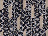 Wachstuch Asanoha navy Wachstuch Asanoha navy