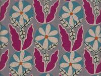 Wachstuch Blumen grau Wachstuch Blumen grau