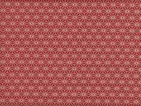 Wachstuch Asanoha midi rot Wachstuch Asanoha midi rot