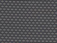 Wachstuch Asanoha midi blau-schwarz Wachstuch Asanoha midi blau-schwarz