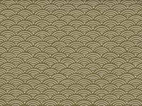 Wachstuch Seigaiha grün Wachstuch Seigaiha grün