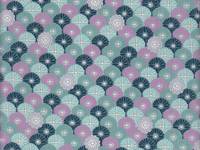 Wachstuch Kiku seafoam Wachstuch Kiku seafoam