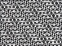 Wachstuch Asanoha weiß Wachstuch Asanoha weiß