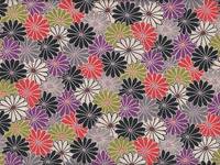 Wachstuch Kiku grau Wachstuch Kiku grau