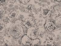 Wachstuch Rose Garden black Wachstuch Rose Garden black