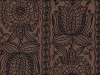 Wachstuch Blumen Ornamente 150 braun Wachstuch Blumen Ornamente 150 braun