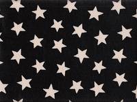 Wachstuch Sterne groß schwarz Wachstuch Sterne groß schwarz