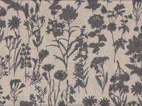 Wachstuch Etching Flower Wachstuch Etching Flower