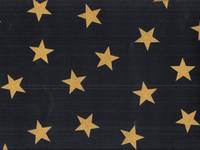 Wachstuch Sterne schwarz gold Wachstuch Sterne schwarz gold