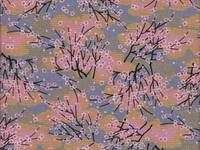 Wachstuch Kirschbaum flieder Wachstuch Kirschbaum flieder