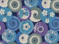 Wachstuch Schirme blau lila Wachstuch Schirme blau lila