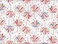 Wachstuch Hanabi weiß Wachstuch Hanabi weiß