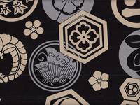 Wachstuch Kamon dunkelblau Wachstuch Kamon dunkelblau