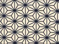 Wachstuch Asanoha weiß Wachstuch Asanoha weiß