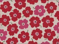 Wachstuch Simple Flower red Wachstuch Simple Flower red