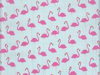 Wachstuch Flamingo hellblau Wachstuch Flamingo hellblau