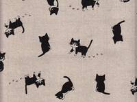 Wachstuch Katzen natur Wachstuch Katzen natur