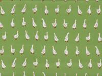 Wachstuch Gänse grün Wachstuch Gänse grün