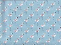 Wachstuch Flamingo hellblau Wachstuch Flamingo hellblau