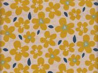 Wachstuch Blumen gelb Wachstuch Blumen gelb