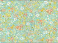 Wachstuch Blumenwiese mint Wachstuch Blumenwiese mint