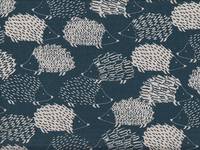 Wachstuch Igel groß blau Wachstuch Igel groß blau