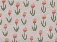 Wachstuch Tulpen natur Wachstuch Tulpen natur