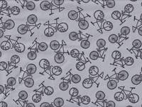 Wachstuch Fahrräder grau Wachstuch Fahrräder grau