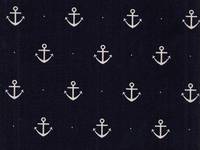 Wachstuch Anker dunkelblau Wachstuch Anker dunkelblau