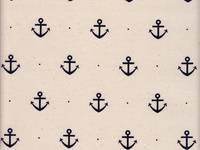 Wachstuch Anker natur Wachstuch Anker natur